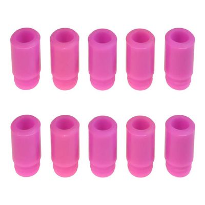 Armerah 810 Drip Tip eCig Mouthpiece Short/Wide Silicone 10 Pack Purple