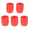 Armerah 810 Drip Tip eCig Mouthpiece Short/Wide Silicone 5 Pack Red view 1
