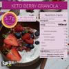 Raw Gorilla Keto Berry Granola 6 Pack of 250g | Low Sugar, Vegan, No Added Sugar, Low Carb 4g Net Carbs, Plant Based Breakfast Cereal with Activated Nuts, Grain & Gluten Free view 2