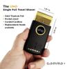 Gamma+ Uno Mini-Sized Travel Cordless Mens Single Foil Shaver, Micro-USB Rechargeable for Shorter Facial Stubble, Black view 2