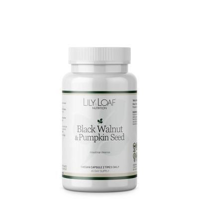 Black Walnut & Pumpkin Seed Intestinal Cleanse | for Intestinal Support | 90 Vegan Capsules | 45 Day Supply
