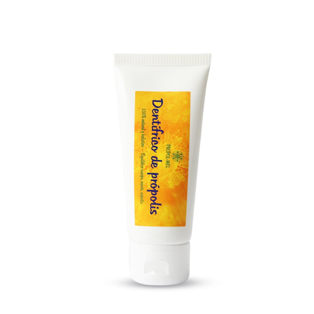 Pack x 2 Natural Toothpaste 100g Each. Propolis Acts as a Regenerator and Fortifier of The Gums, Dental remineralizer and anticaries. Fluoride-Free Toothpaste.