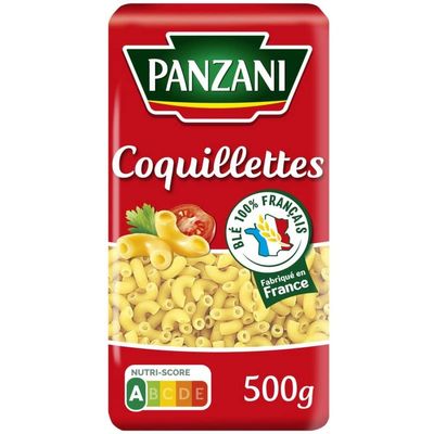 Panzani - coquillettes 500G - Lot of 4 - Price Per Lot - Fast Delivery