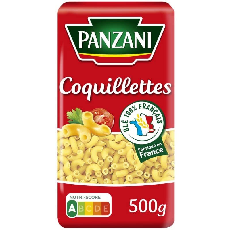 Panzani - coquillettes 500G - Lot of 4 - Price Per Lot - Fast Delivery