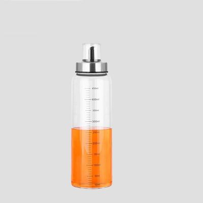 HQQSC Glass oil bottle leakproof tape scale oil bottle household honey sauce vinegar bottle kitchen supplies condiment oil Seasoning The seasoning bottle (Size : C)