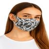 Komonee Face Mask Washable Reusable White Paisley Dustproof Cloth Mouth Cover Covering For Men Women Outdoors Indoors Cycling Ski Protection (Pack of 2) view 1