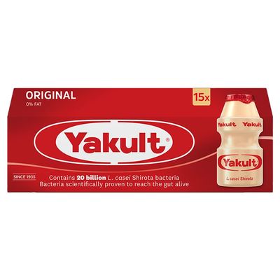 Yakult 0% Fat 65ml 15 Pack