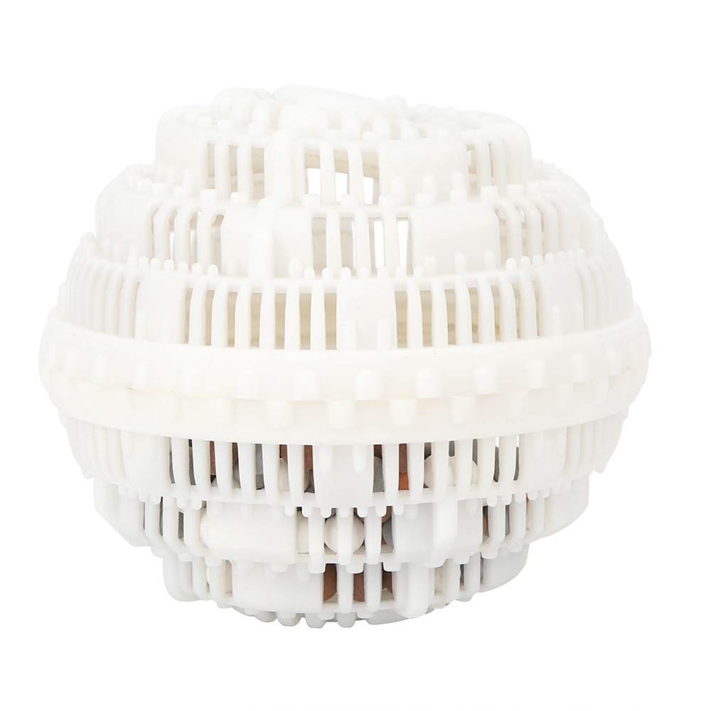 Ceramic Laundry Ball, 8.3oz Plastic Dryer Balls Reusable Antibacterial Aundry Balls for Water Absorption and Prevent Clothes from Tangling(White)