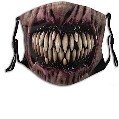 CAIRUO Funny Mustache Face Mask Scarf, Washable & Reusable Bandana With 2 Filters, For Men & Women Party Cosplay