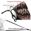 CAIRUO Funny Mustache Face Mask Scarf, Washable & Reusable Bandana With 2 Filters, For Men & Women Party Cosplay view 4