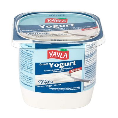 Yayla Cream Yoghurt 10%Fat - Yayla Yogurt 2x500gr