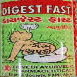 5 X Trivedi Ayurvedic Digest Fast Pack of Size 18 g