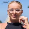 Eyekepper Cat-eye Style Reading Glasses for Women Chic Readers - Transparent +2.50 view 2