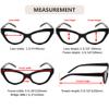 Eyekepper Cat-eye Style Reading Glasses for Women Chic Readers - Transparent +2.50 view 3