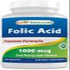 Best Naturals Folic Acid 1000 mcg (Vitamin B9), 240 Tablets view 1