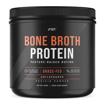 Bone Broth Beef Protein Powder 200g - Unflavoured - 100% Grass-Fed & Pasture Raised Beef  by Alpha01