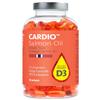 Cardio Omega 3 Fish Oil & Vitamin D3-1000mg, Norwegian Salmon Oil with EPA, DHA, DPA & Astaxanthin, No Fishy Aftertaste, Fatty Acids Supplement - 90 Capsules view 1