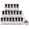 Thoughtfully Gourmet, Tea Infusion Kit Gift Set, Includes 20 Uniquely Flavoured Loose Leaf Teas And Tea Infuser, Pack of 20 view 2