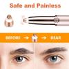 Eyebrow Hair Remover Replacement Heads Compatible with Finishing Touch Flawless Facial Hair Removal Tool for Women Smooth Finishing, with Cleaning Brush, Rose Gold (4 Pcs) view 2