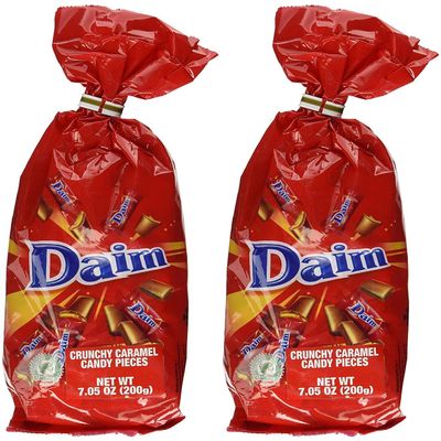 Daim Chocolate Bags - 200g Individual wrapped Daim Chocolates Pack of 2