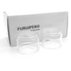 Furuipeng 2pcs Tubing Replacement for Hellvape Dead Rabbit V2 RTA Glass Tube Fatboy Bulb Piece - Bubble Tank view 3