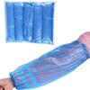 100 x Disposable Sleeves, Over-Sleeve Water-Resistant Arm Cover Sleeve Protector with Elasticated Wrist (Blue) view 2