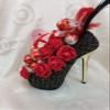Baskets Hampers and More Chocolate Bouquet Stunning Heel Red - Sweet Gift Hamper view 2