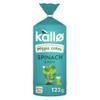 Kallo Spinach & Pesto Veggie Cakes, Lentil & Pea Puffed Crackers Made From Plants, Low Fat Healthy Snacks for Adults & Children, Vegan Friendly, Gluten Free, No Artificial Flavours view 1
