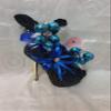Baskets Hampers and More Chocolate Bouquet Stunning Heel Dark Blue Salted Caramel Sweet Gift Hamper view 1