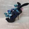 Baskets Hampers and More Chocolate Bouquet Stunning Heel Dark Blue Salted Caramel Sweet Gift Hamper view 2