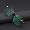 2021 Retro Transition Sunglasses, Photochromic Bifocal Reading Glasses UV400 Hyperopia Glasses Unisex,Black,+2.00 view 3