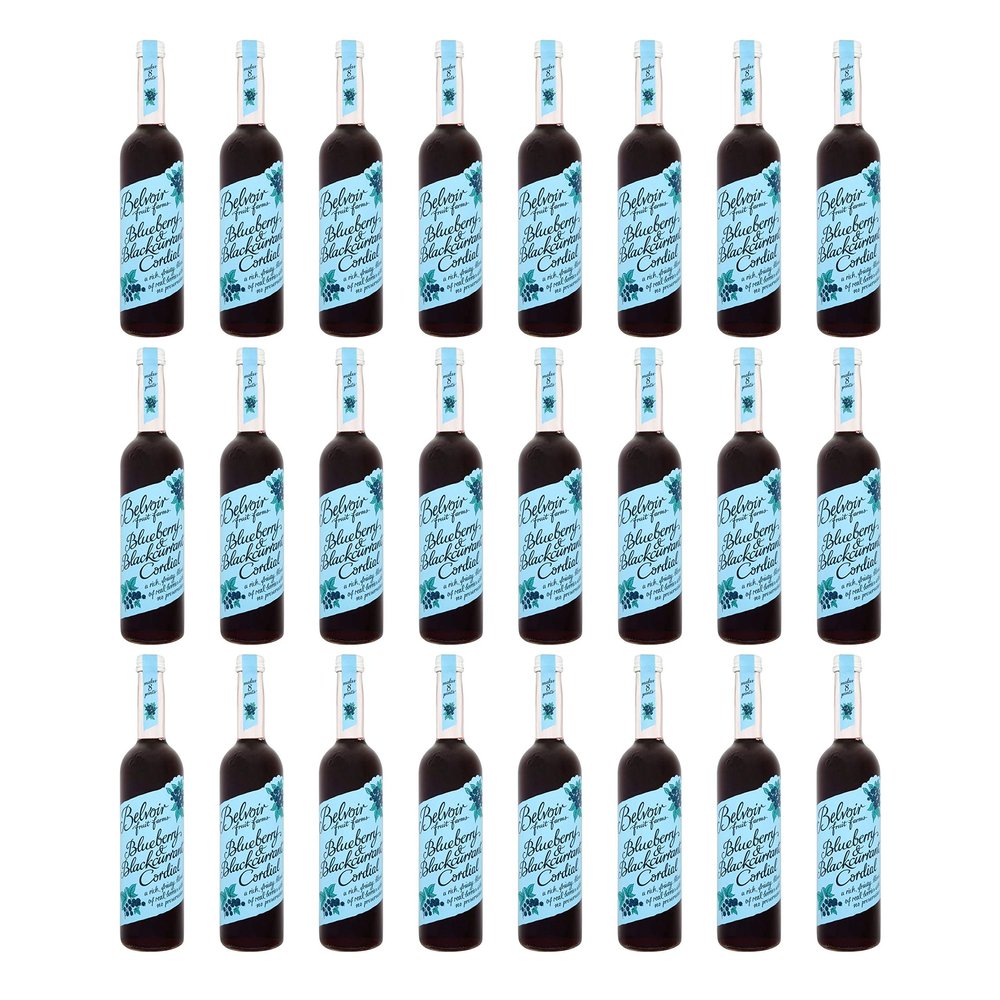 Belvoir Blueberry & Blackcurrant Cordial (500ml) - Pack of 24
