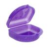 Dental Bath and Retainer Case ~ Storage Case and Container for Soaking Ortho Retainers, Sports Dental Appliances, Dentures & More (Blue Bath, Glitter Purple Case) view 4