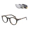 2021 Retro Transition Sunglasses, Photochromic Bifocal Reading Glasses UV400 Hyperopia Glasses Unisex,Brown,+1.50 view 1