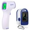 Anself Non-Contact Forehead Scanner and Oxygen Saturation Monitor Set, Accurate Measuring, Clear Display and Smart Alarm view 1