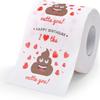 Birthday Gifts for Her/Him,Romantic Novelty Gifts Toilet Paper for Men/Women/Girlfriend/Boyfriend/Wife/Husband,Birthday Decor for Party Supplies,Funny Gag Gift Idea Poop 3 Ply Tissue Paper view 1