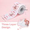 Birthday Gifts for Her/Him,Romantic Novelty Gifts Toilet Paper for Men/Women/Girlfriend/Boyfriend/Wife/Husband,Birthday Decor for Party Supplies,Funny Gag Gift Idea Poop 3 Ply Tissue Paper view 2