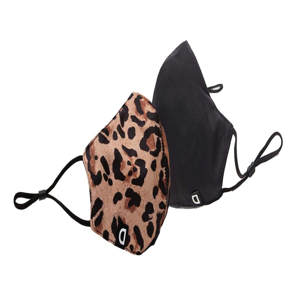 Desigual Face Mask in Leopard Print 20WAOA29