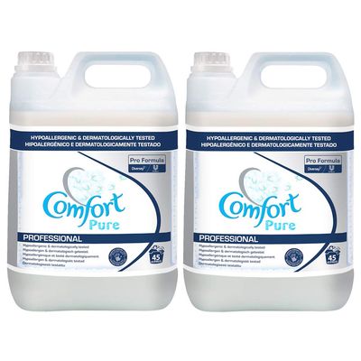 2 x 5 Litre Fabric Softener Laundry Conditioner 45 wash Value Pack