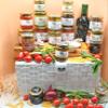 Dimino's Luxury Italian Food Hamper filled with Authentic Sicilian Goodies. Gourmet Hamper Box, Gift Ideas, Italian Gifts ideal for any Occasion! Luxury White Food Hamper view 1