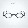 huateng Small Frame Personality Reading Glasses for Women Men Fashion Round Frame with Spring Hinge Diopter Magnifier Presbyopic Glasses +1.0 to +3.5 view 2