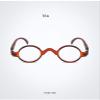 huateng Small Frame Personality Reading Glasses for Women Men Fashion Round Frame with Spring Hinge Diopter Magnifier Presbyopic Glasses +1.0 to +3.5 view 2