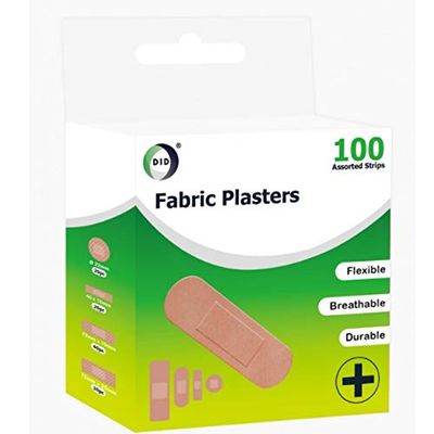 100pc Assorted Fabric plasters
