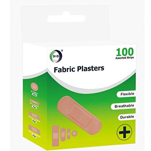 100pc Assorted Fabric plasters