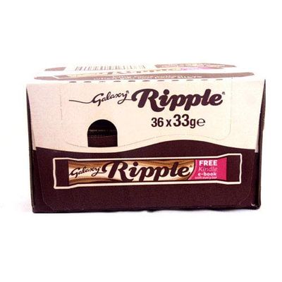 Galaxy Chocolate Bar, Ripple, Pack of 33 x 33G