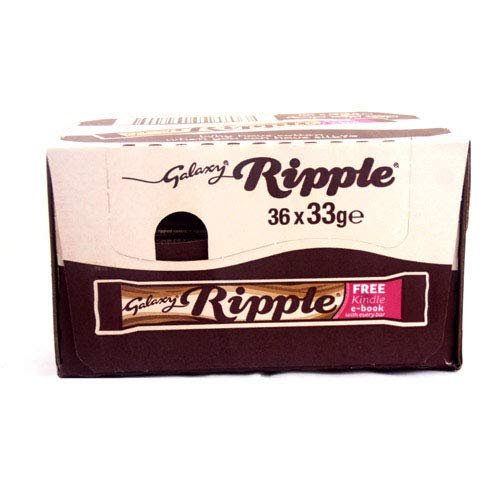 Galaxy Chocolate Bar, Ripple, Pack of 33 x 33G