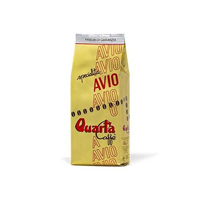 Quarta Caffe Avio Oro Blend Whole Coffee Beans 500 g. Original Italian Coffee Made in Salento Apulia