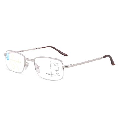 Daoyuan Blue Light Blocking Reading Glasses,Progressive Multifocus Computer Transition Smart Discoloration Goggles,Anti Eyestrain,Anti Glare,Computer Reading/Gaming/TV Glasses
