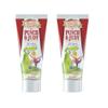 Punch & Judy Kids Natural Toothpaste, Strawberry Flavour, Natural Ingredients, Fluoride, 6+ Months, Sugar Free (2 x 50ml) view 1
