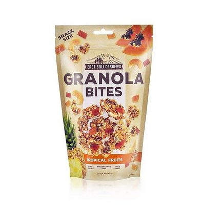 East Bali Cashews Cranola Tropical Fruits - (125g x 10 Packs)